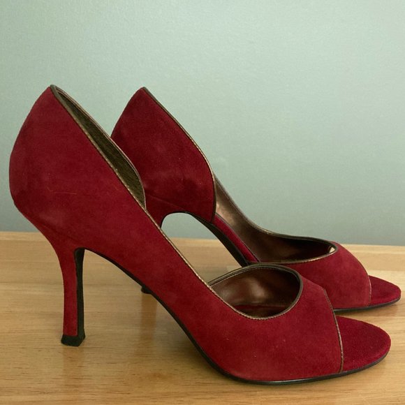Rampage, 7.5M dark red heels - Picture 2 of 6